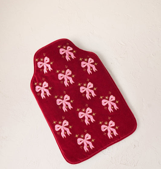 Dazzling Bows Hot Water Bottle