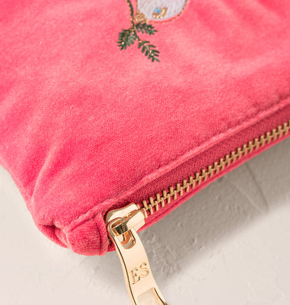 Doves of Peace Mini Pouch - Spiced Coral