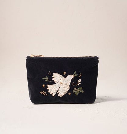 Doves of Peace Mini Pouch - Charcoal (Copy)