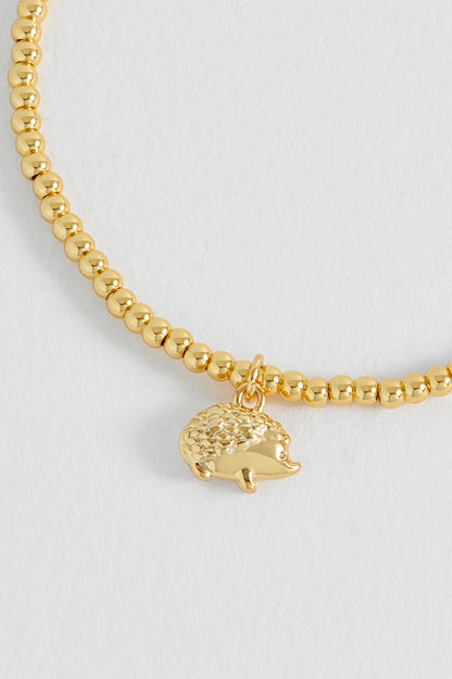 Hedgehog Bracelet - Gold Plate