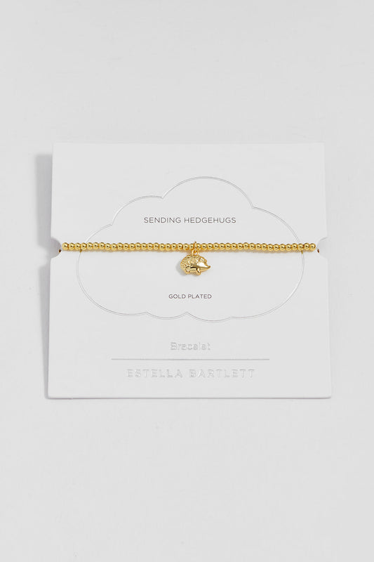 Hedgehog Bracelet - Gold Plate