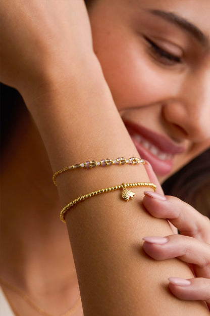 Hedgehog Bracelet - Gold Plate