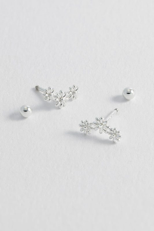 Triple Flower Studs
