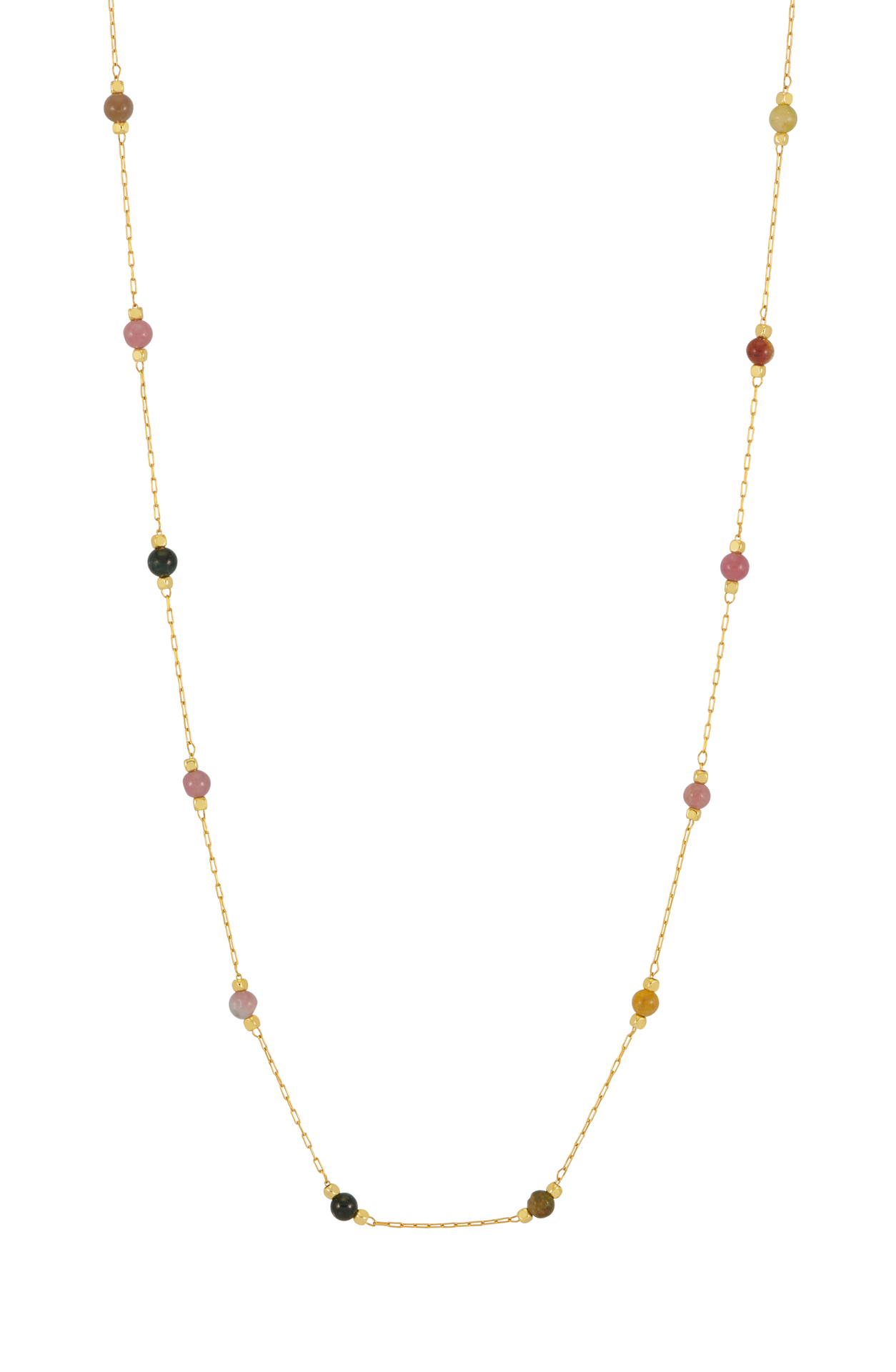 Wellness - Tourmaline Station Necklace