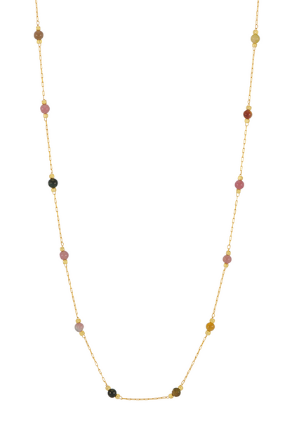 Wellness - Tourmaline Station Necklace