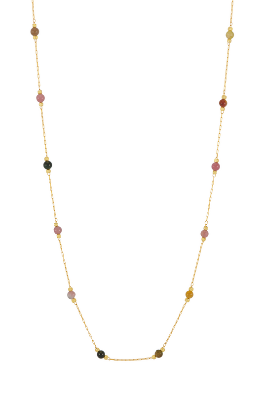 Wellness - Tourmaline Station Necklace