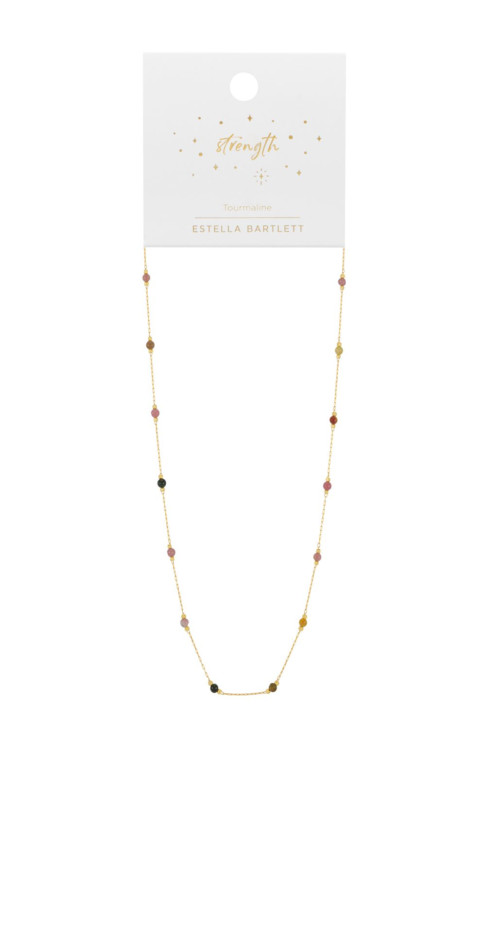 Wellness - Tourmaline Station Necklace