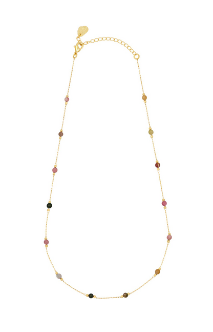 Wellness - Tourmaline Station Necklace