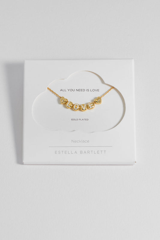 Love Letter Bead Necklace