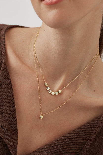 Love Letter Bead Necklace