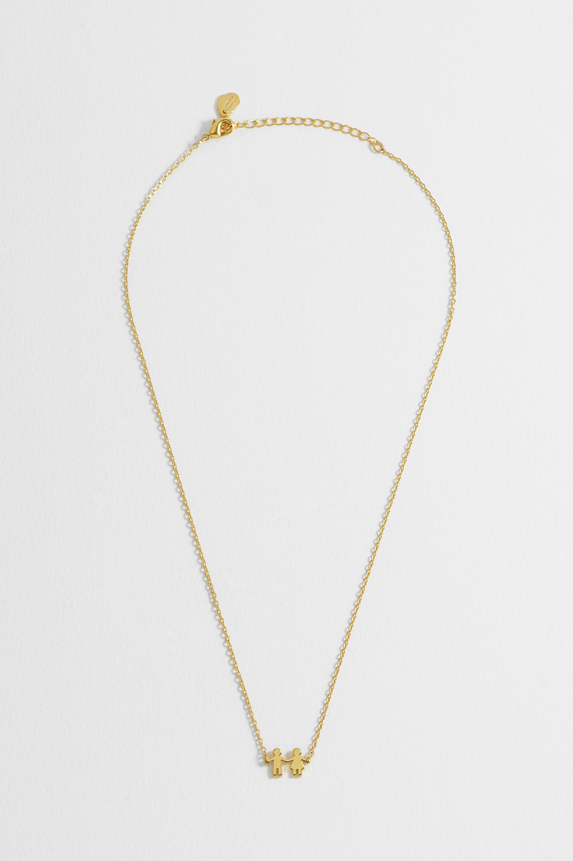Paperchain People Necklace - Gold Plate