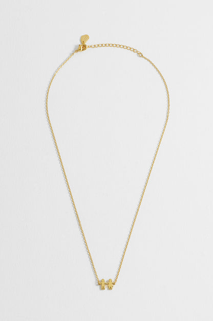 Paperchain People Necklace - Gold Plate
