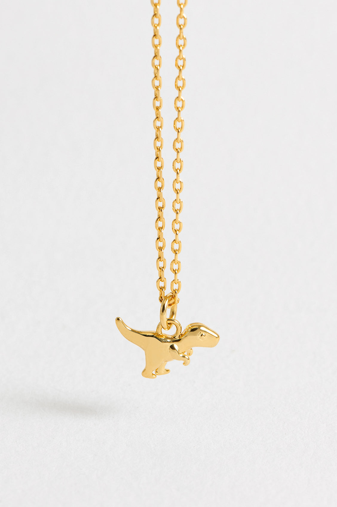Dinosaur Necklace - Gold Plate