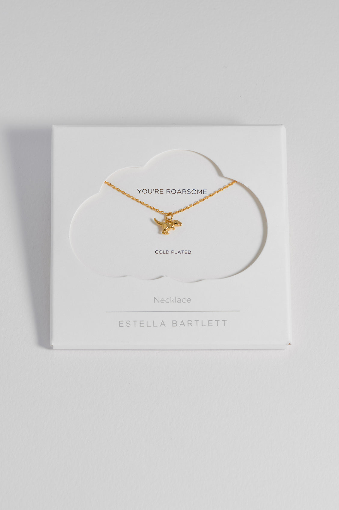 Dinosaur Necklace - Gold Plate