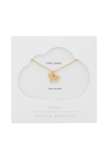 Horse Necklace Necklace - Gold Plate