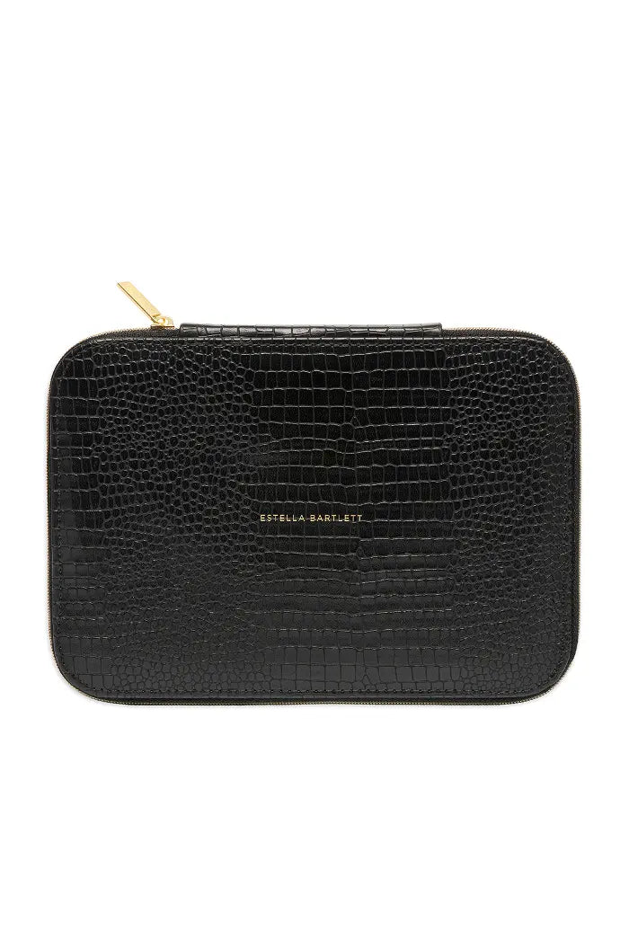 Slim Jewellery Box - Black