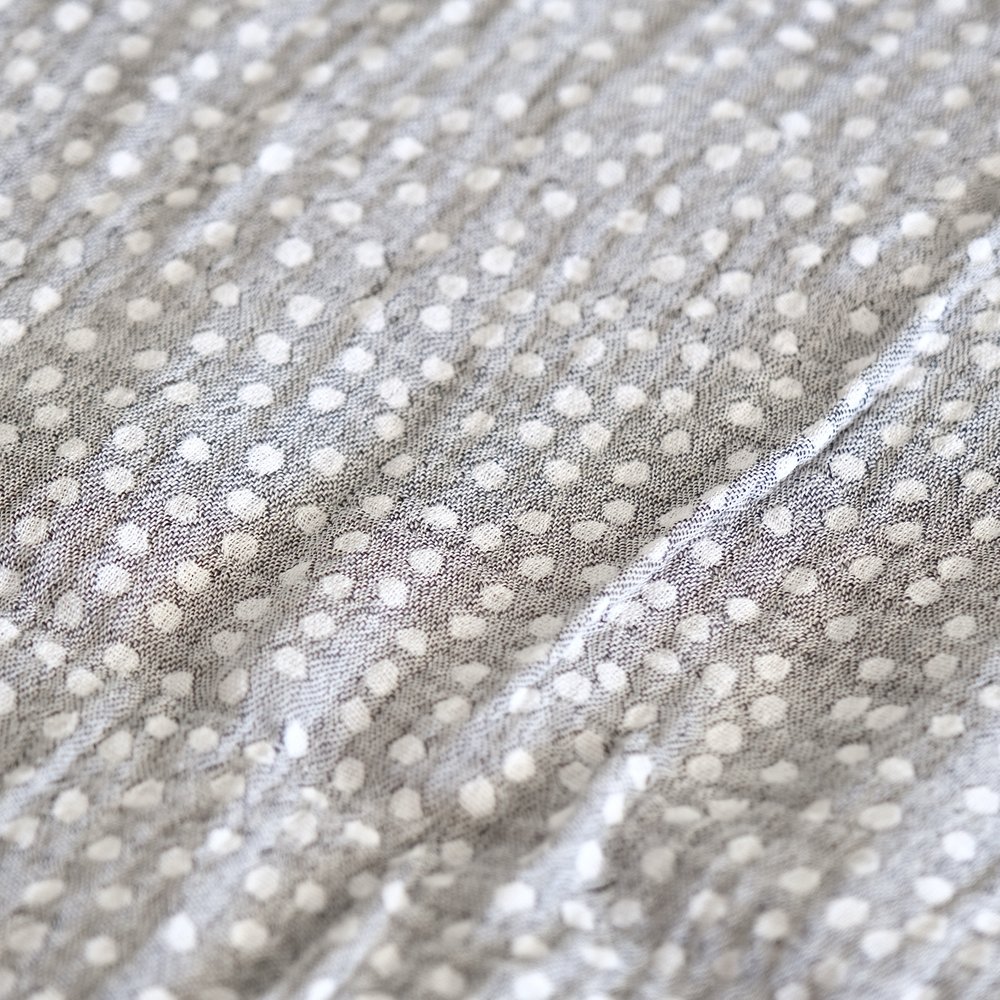 French Jacquard Scarf  - Gabrielle Blanc Gris