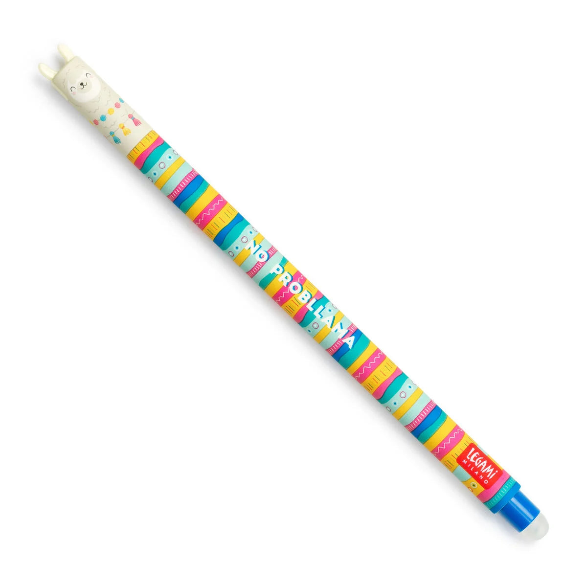 Legami Erasable Pen -Llama  - Blue Ink - Llama