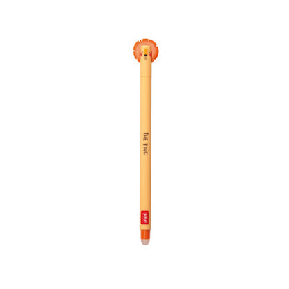 Legami Erasable Pen -Lion  - Orange Ink - The King