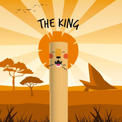 Legami Erasable Pen -Lion  - Orange Ink - The King