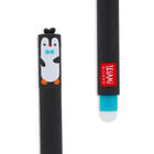 Legami Erasable Pen - Penguin- Turquoise Ink - Always Cool