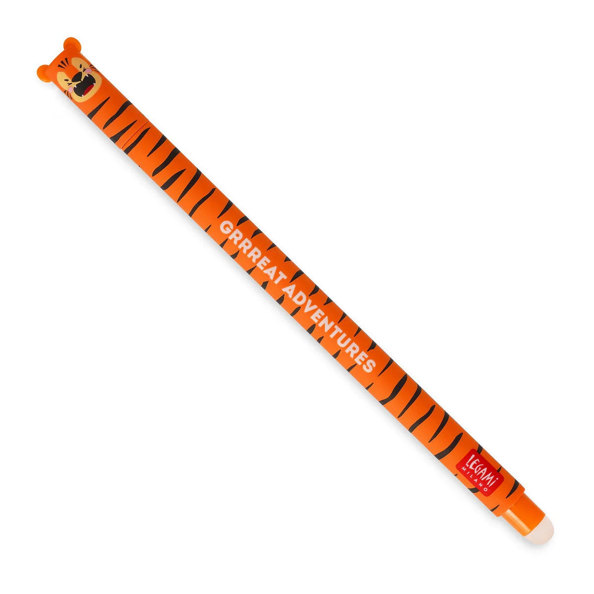 Legami Erasable Pen - Tiger- Orange Ink -Grrreat Adventures