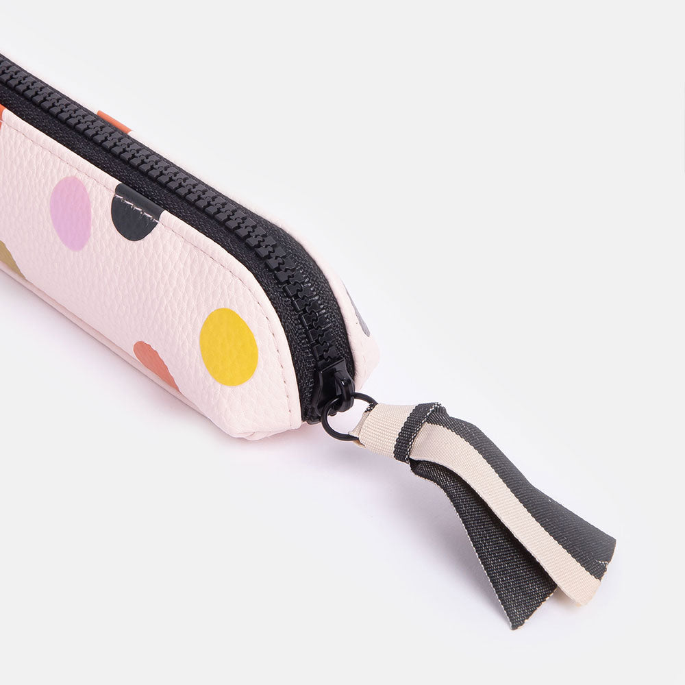 Pink Dotty Slim Pencil Case