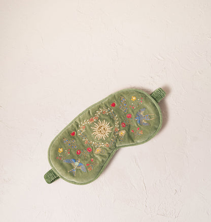 Earth Goddess Eye Mask - Olive