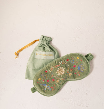 Earth Goddess Eye Mask - Olive