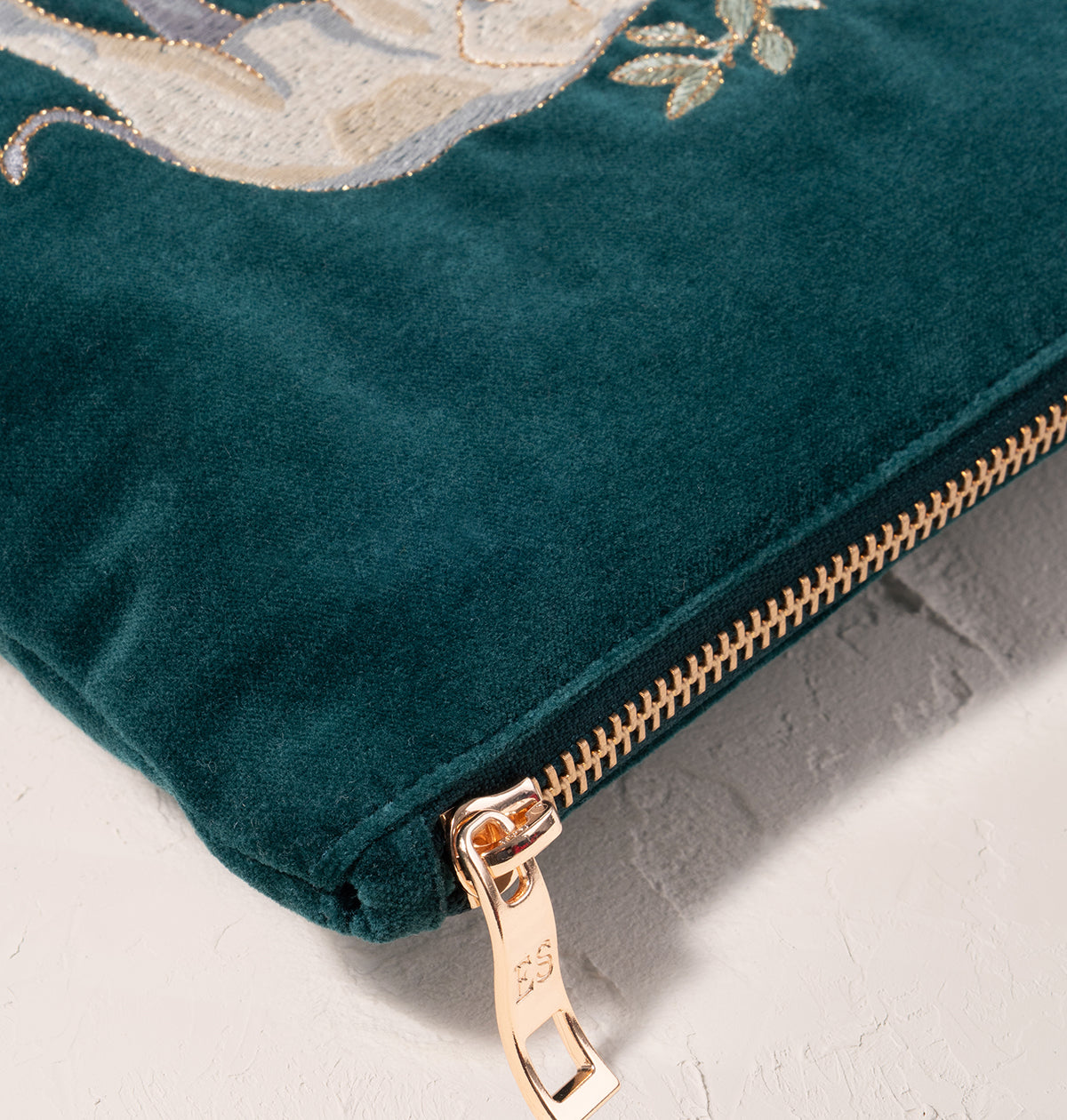 Elephant Mini Pouch Emerald - Velvet
