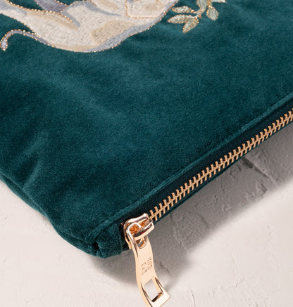 Elephant Mini Pouch Emerald - Velvet