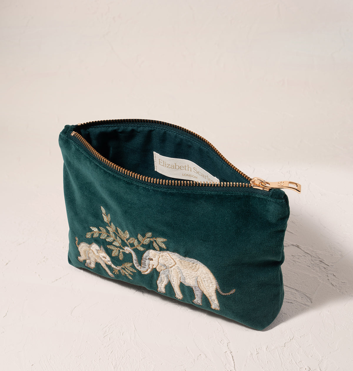 Elephant Mini Pouch Emerald - Velvet