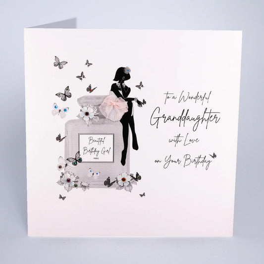 To a Wonderful Granddaughter With Love Birthday Card