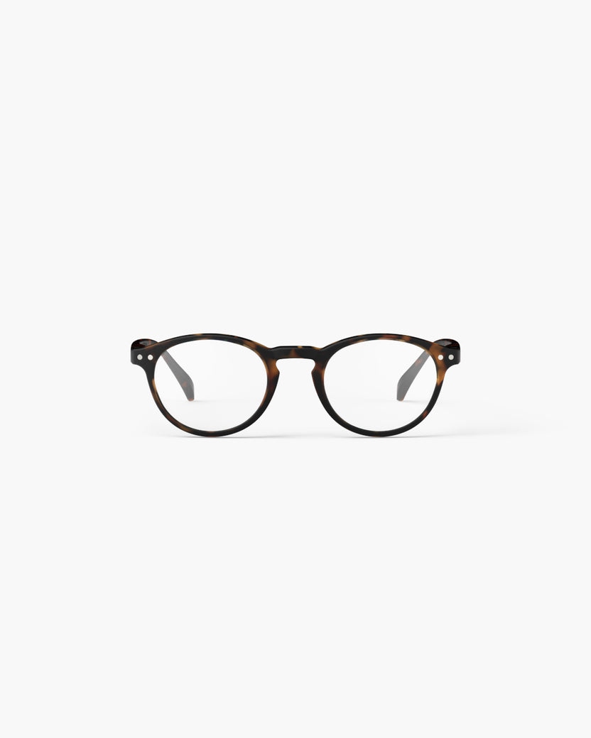Unisex Reading Glasses - Style A - in Colour Tortoise +2.5