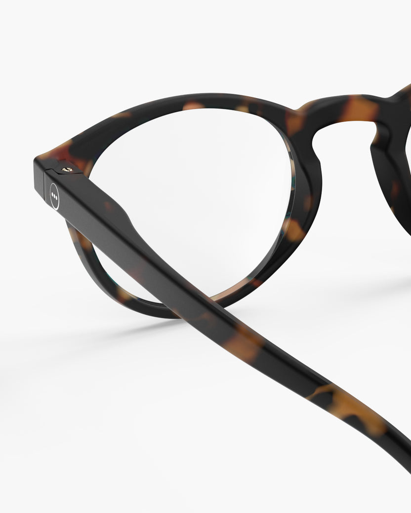 Unisex Reading Glasses - Style A - in Colour Tortoise +2.5