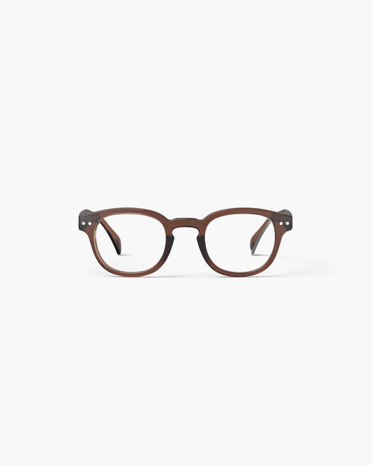 Unisex Reading Glasses - Style C- Dark Espresso +3