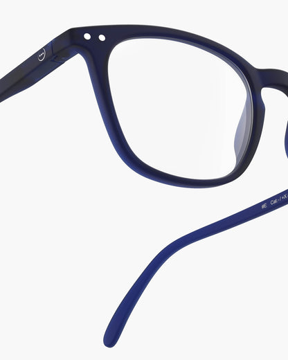 Unisex Reading Glasses - Style E - Midnight Blue +1