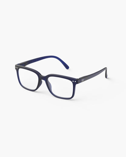 Unisex Reading Glasses - Style L  - Midnight Blue +2