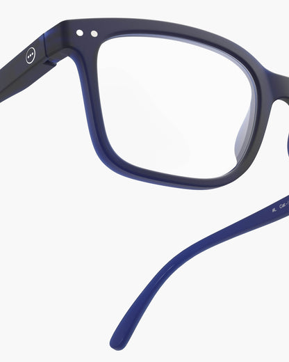 Unisex Reading Glasses - Style L  - Midnight Blue +2