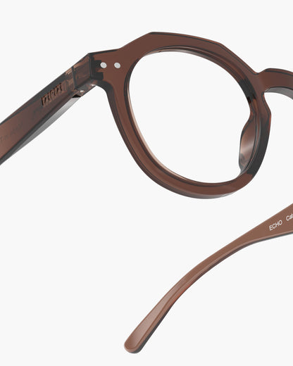 Unisex Reading Glasses - ECHO - Dark Espresso +1
