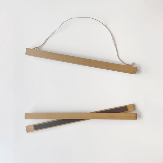 Wooden Poster and Tea Towel Frame - 48cm