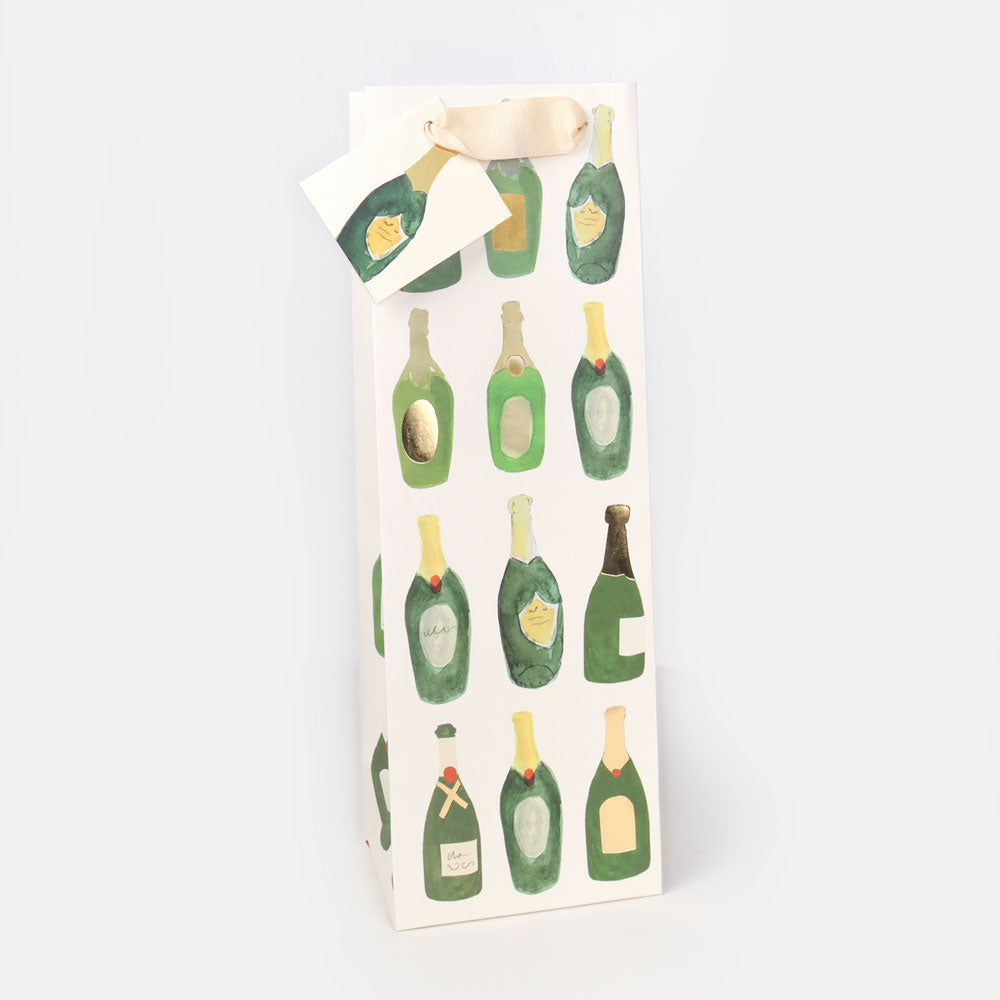 Painted Bottles Bottle Gift Bag