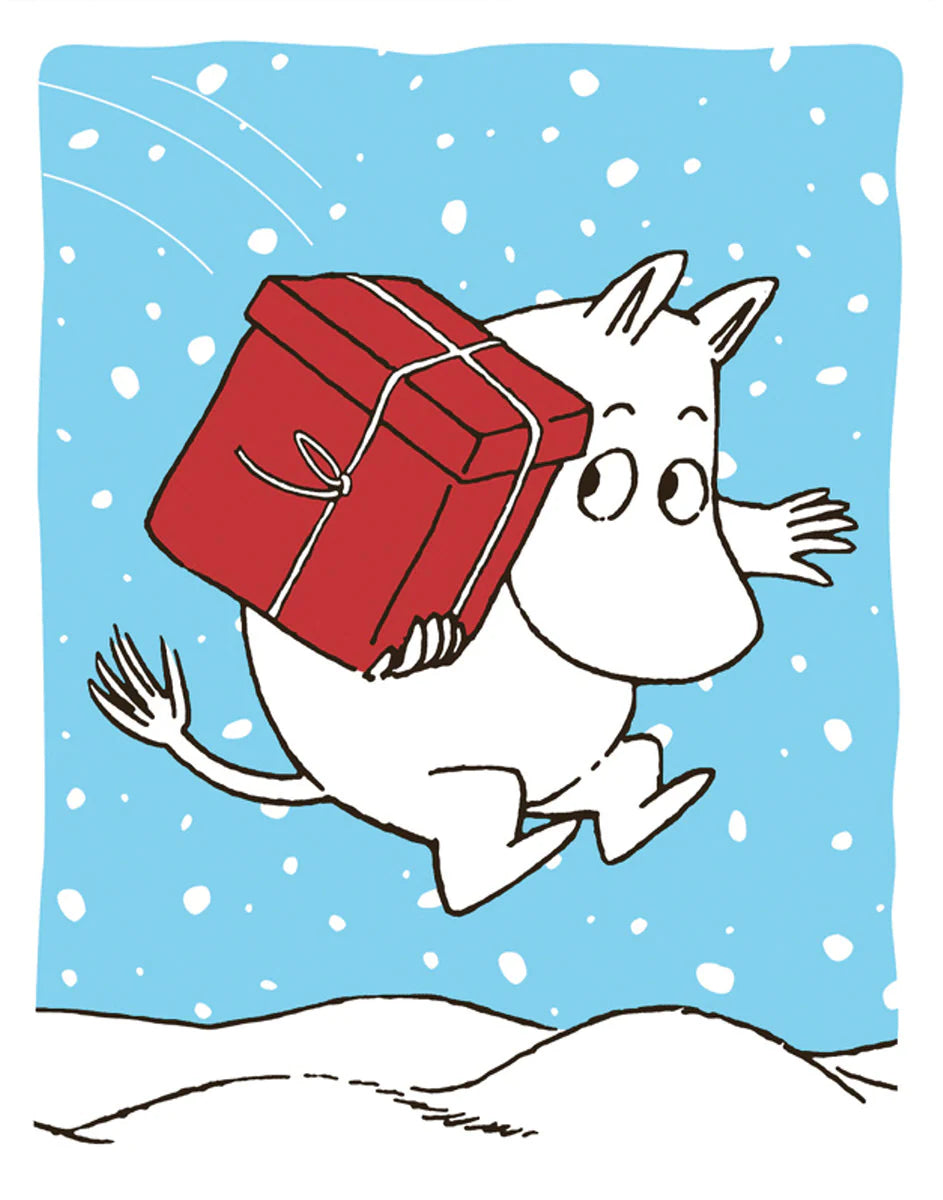 Moomin Parcel Letterpress Christmas