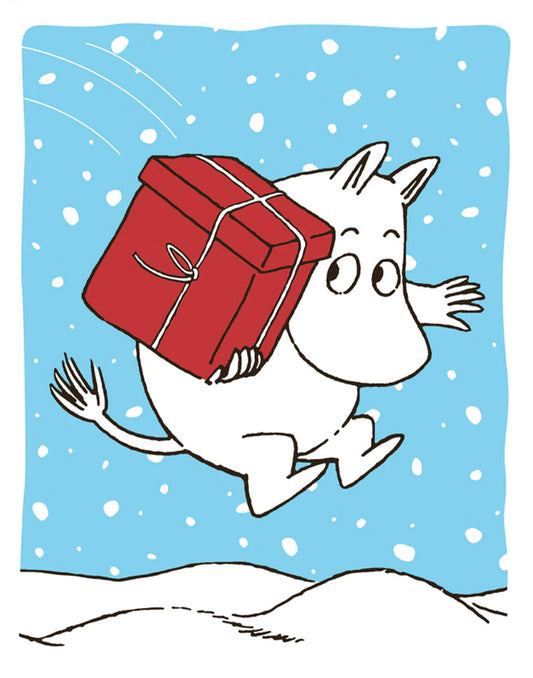 Moomin Parcel Letterpress Christmas