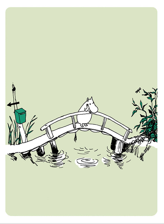 Moomin Bridge Letterpress Card