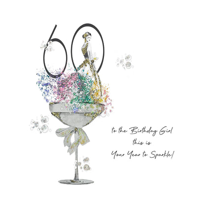 60 To The Birthday Girl This Is Your Year To Sparkle!
