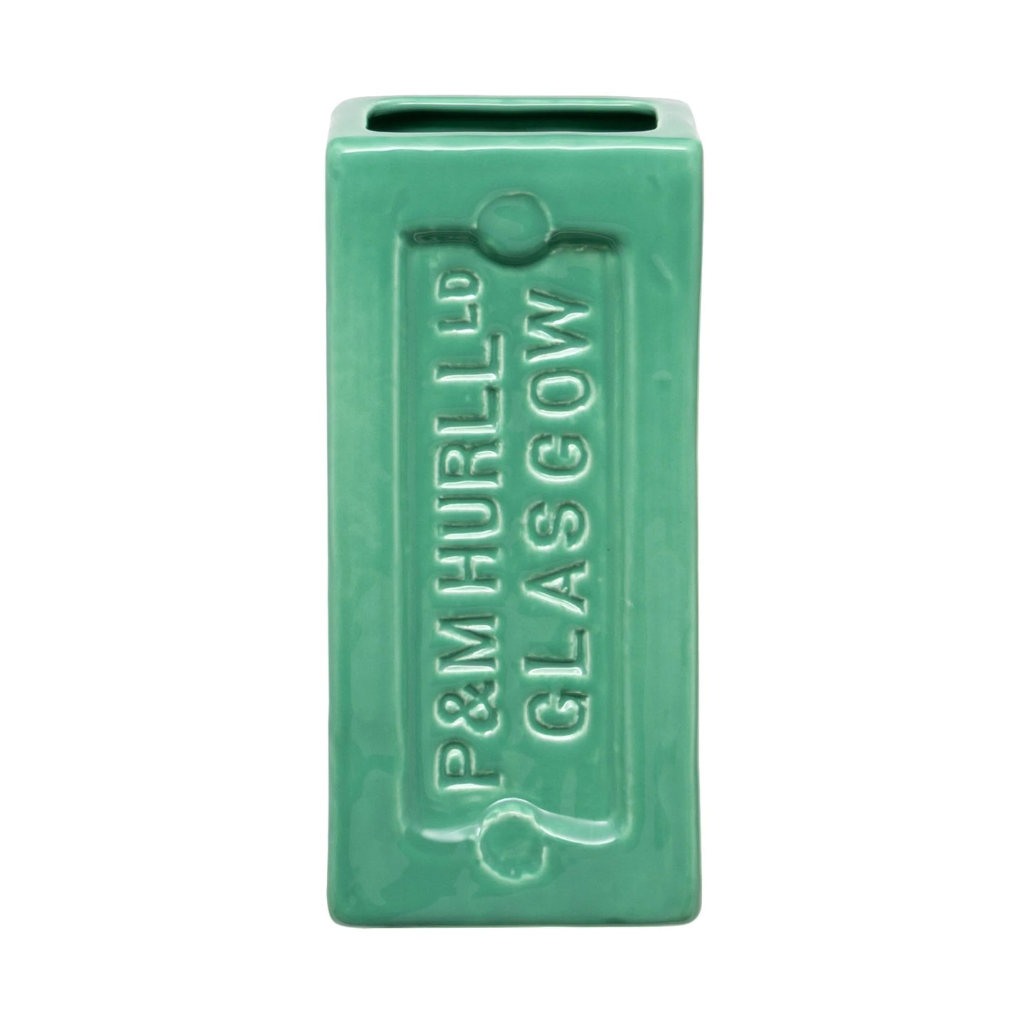 Glasgow Brick Vase - Green