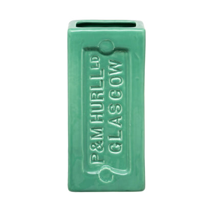 Glasgow Brick Vase - Green