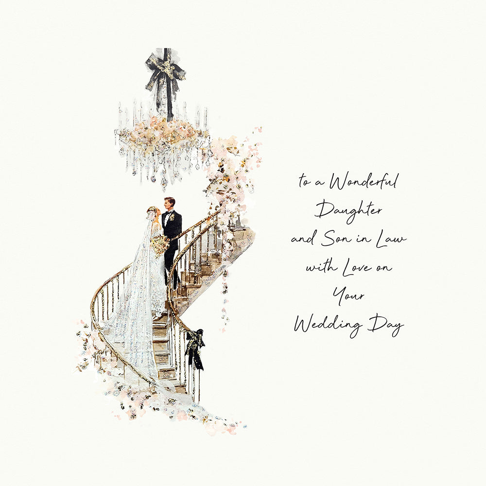 Gatsby's Wedding To A Wonderful Daughter And Son-In-Law, With Love On Your Wedding Day