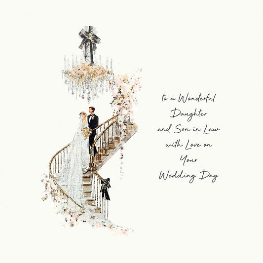 Gatsby's Wedding To A Wonderful Daughter And Son-In-Law, With Love On Your Wedding Day